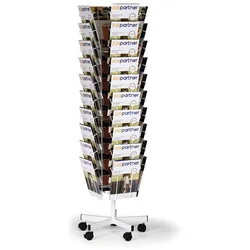 Drehbarer Prospektständer, 40x A4