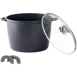 10 L Kochtopf Suppentopf Antihaft Induktion Schmortopf 28 cm Aluguss Bratentopf