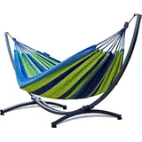 Potenza Hängematte XXL 220 x 160 cm Grün/Blau