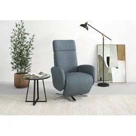sit&more TV-Sessel Grenoble blau 71 x 110 x 82 cm elektrisch