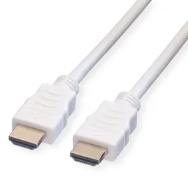Value HDMI Anschlusskabel HDMI-A Stecker 750 cm Weiß