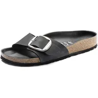 Birkenstock Damen Gizeh Earthy Black Veg, Birkibuc Flip Flops, 43 EU - 43 EU