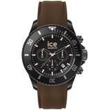 ICE-Watch - ICE chrono Black brown - Schwarze Herrenuhr mit Silikonarmband - Chrono - 020625 (Large)