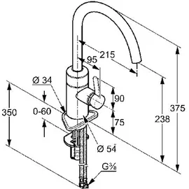 Kludi E-Go chrom 422000575