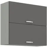 Küchen-Preisbombe Hängeschrank 80 x 0 x 0 cm Grau