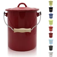 Krüger Mülleimer rot, Abfalleimer, Rot