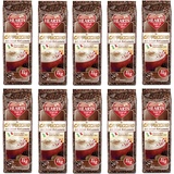 HEARTS Cappuccino mit feiner Kakaonote 10 x 1kg Instant Kaffee Pulver mit Schoko