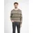 Lerros Gestreifter Strickpullover Beige XL