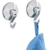 Wenko Handtuchhaken 2er Set Silber