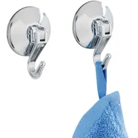 Wenko Handtuchhaken 2er Set Silber