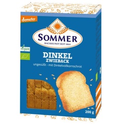 Sommer Dinkel Zwieback  demeter ungesüßt