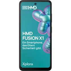 HMD Smartphone "Fusion X1", A (A-G), schwarz, 128 GB, Mobiltelefone, Ein Handy, dem Eltern vertrauen können.