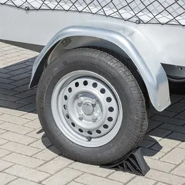 PRO PLUS 4x Unterlegkeil Auto Schwarz Set zum Ausgleichen – max. Achslast 1600 kg Auffahrkeile mit Halterung für sicheren Stand