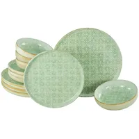 CreaTable Uno Emiliana Tafelservice 12-tlg. grün
