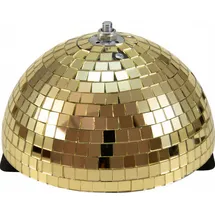 Eurolite Spiegel-Halbkugel 20cm gold motorisiert
