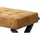 B&D home Sitzbank Dolce Gelb 140 x 48 x 48 cm