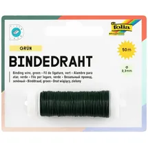 Folia Bindedraht Blumendraht 0,3 mm 50 m grün
