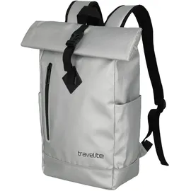 Travelite Rucksack wasserfest, Fahrradrucksack, Freizeitrucksack mit Rolltop Verschluss & Reflektoren, BASICS, 48 cm, 19 Liter