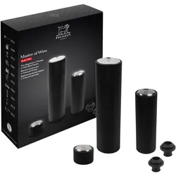 PEUGEOT Geschenk-Set MASTER OF WINE mit Korkenzieher und Vakuumpumpe elektrisch