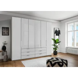 Wiemann Drehtürenschrank Monaco 246,9 x 236 x 58 cm Grau/Weiß