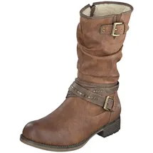 Mustang Damen Stiefelette Warmfutter 1139-624, Größe:38 EU, Farbe:Braun