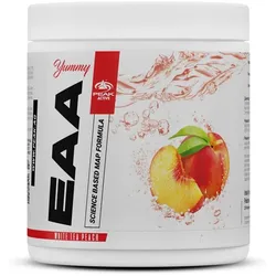 PEAK Yummy EAA - 400g - Geschmack White Tea Peach I 25 Portionen I essenzielle Aminosäuren I optimierte Matrix zur Proteinbiosynthese I MAP - Formel I Muskelaufbau & -versorgung I vegan