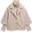 Damen Bouclé Cape im 2-in-1-Look Beige XL