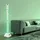 GLOBO Wassersäule Stehleuchte Sprudelsäule Farbwechsel Dekolampe LED Stehlampe, mit 5 Deko-Fischen, Sprudelstärke einstellbar, LxBxH 21,5x21,5x120 cm