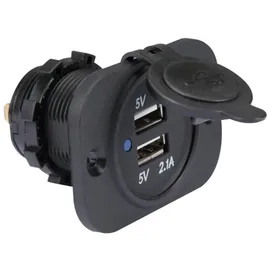 VELLEMAN Unterputz Usb Autoladegerat 12 24 V Dc Eingang, 2 X 5 V Ausgang
