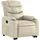 vidaXL Relaxsessel mit Aufstehhilfe Elektrisch Kunstleder 93 x 99,5 x 0 cm Creme