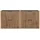 petits-meubles Waschtischunterschrank 120,4 x 57 x 46 cm Schwarz
