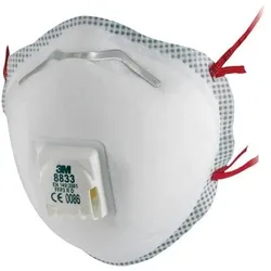 3m Atemschutzmaske 8833 FFP3/V R D m.Ausatemventil