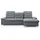 werk2 Ecksofa WERK2 "Carmen, mit Bettfunktion & Bettkasten, optional Sitztiefenverstellung", grau, B:264cm H:105cm T:170cm, 95% Polyester, 5% Nylon, Sofas, Ecksofa, ohne Sitztiefenverstellung, Struktur weich, grau