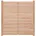 Rhombus-Sichtschutzzaun Lärche 6x Elemente 180 180 7x Holz-Pfosten
