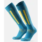 MERINO PERFORMANCE SKISOCKEN - 1-Pack - Blau/Gelb - 35-38