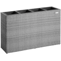 CASARIA Pflanzkasten 95 x 27 x 60 cm Grau