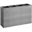 CASARIA Pflanzkasten 95 x 27 x 60 cm Grau