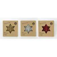 Trendline Stern Zum Hängen 2er-set 12,5cm Weihnachtsstern Weihnachtsdeko Stern