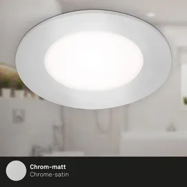 Di-Ka LED Einbauleuchte Slank 3er Set chrom-matt Ø 8,5 cm 3W, neutralweiß