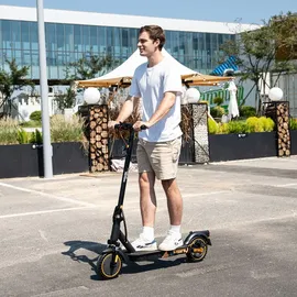 Mega Motion E-Scooter schwarz/orange