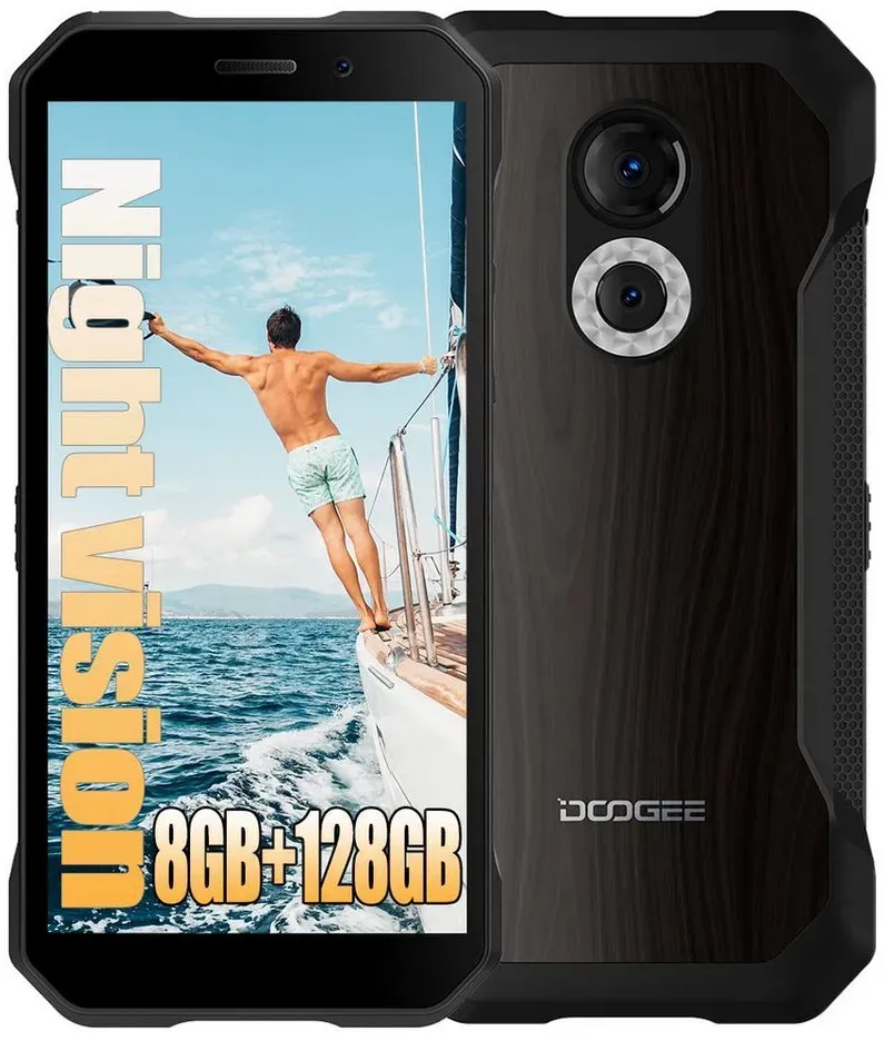 DOOGEE DOOGEE S61 PRO 4G Infrarot-Nachtsicht Smartphone, 8 GB + 128 GB Handy (6 Zoll, 128 GB Speicherplatz, Zwei Jahre Garantie) beige