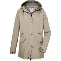 G.I.G.A. DX Damen Funktionsjacke/Outdoorjacke mit Kapuze GS 68 WMN JCKT, hellbeige,
