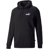 Puma Herren ESS+ Tape Hoodie FL Schweiß, Schwarz, M