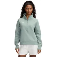 Under Armour Rival Fleece Halbreißverschluss-sweatshirt - Silica Green /