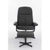 Happy Home Relaxsessel mit Hocker HWP58-SCH schwarz