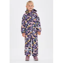 Schneeoverall ZIGZAG "Tower", Kinder, Gr. 98, EURO-Größen, lila, 100% Polyester, casual, lang, Langarm, Overalls, mit wasser- und winddichter TPU-Membran