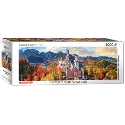 Eurographics 6010-5444 - Herbstliches Neuschwanstein, Panorama Puzzle - 1000 Teile