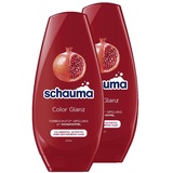 Schauma Schwarzkopf Farbschutz Spülung Color Glanz (2x 250 ml), Haarspülung für langanhaltenden Glanz bei coloriertem, getöntem oder gesträhntem Haar