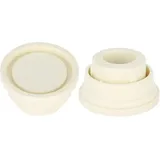 Dolaso - Gummi-Poolleiter-Stoßstangen, Set mit zwei weißen Leiter-Stoßstangen für...