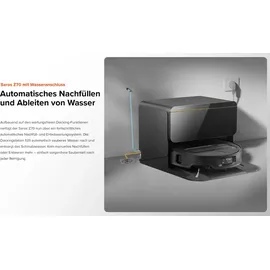Roborock Saros Z70 Black mit Wasseranschluss